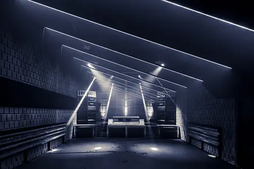 Dance floor in a club