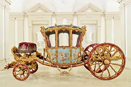 Gartenpalais Liechtenstein, Goldener Wagen