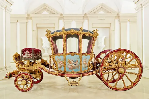 Gartenpalais Liechtenstein, Goldener Wagen