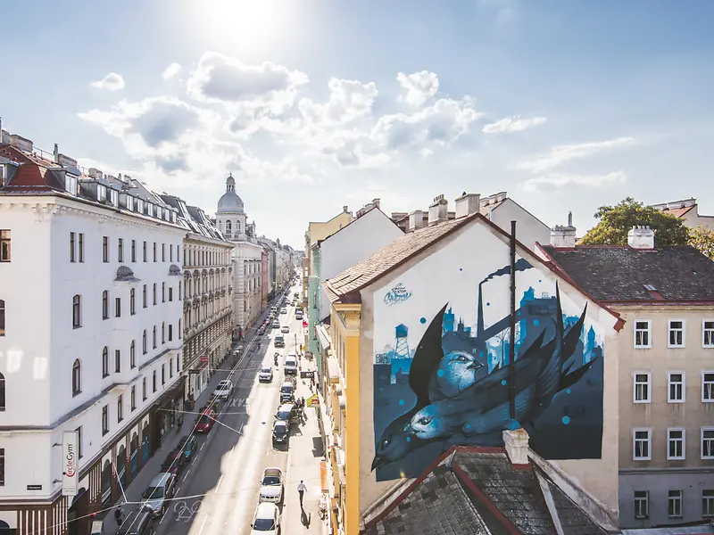 Calle Libre y arte urbano en Viena 