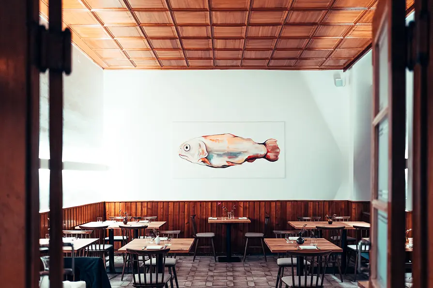 Reznicek Restaurant, interior view