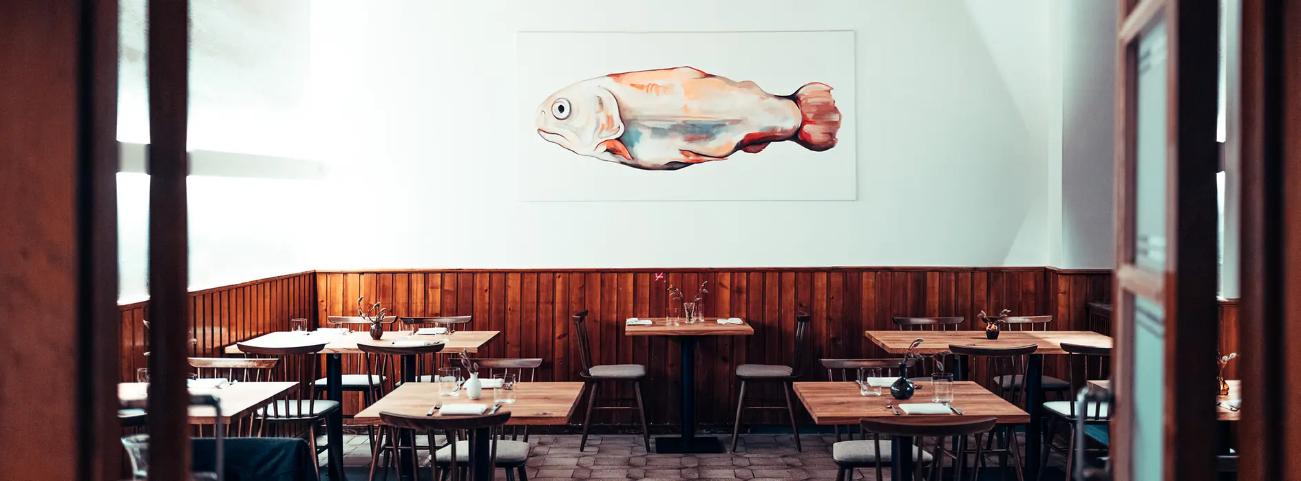 Reznicek Restaurant, interior view