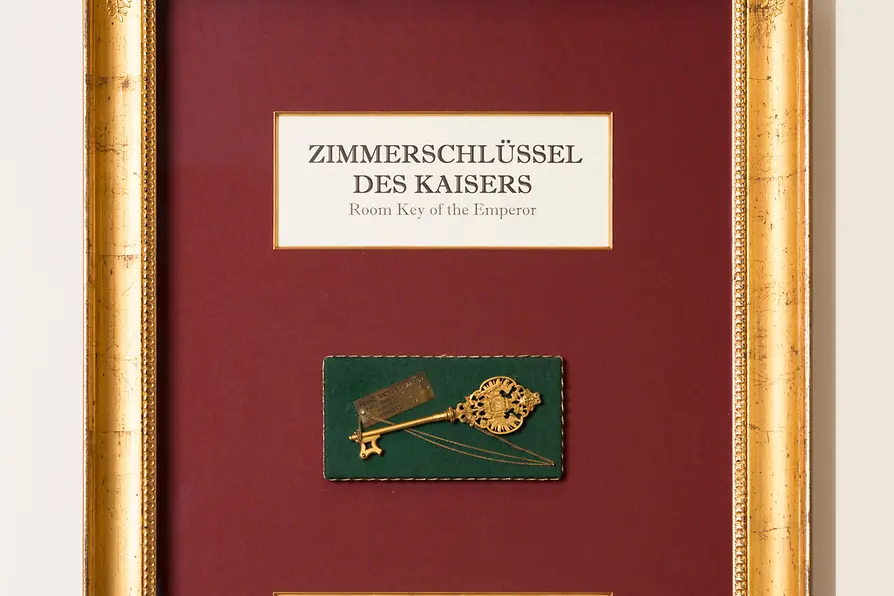 Hotel Stefanie Kaiserschlüssel eines Hofkämmerers