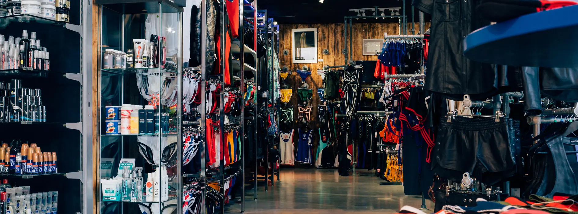 Obchod s fetiš módou pro gaye