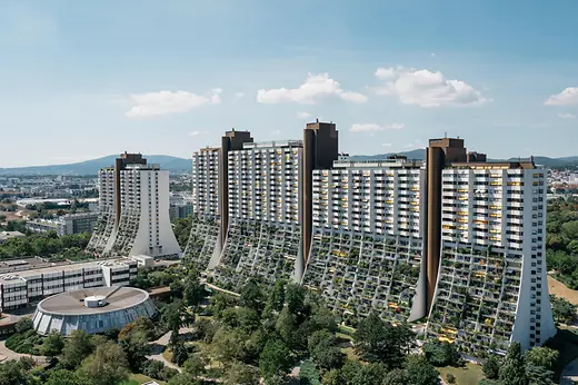 Огромные здания жилого парка Альтерлаа