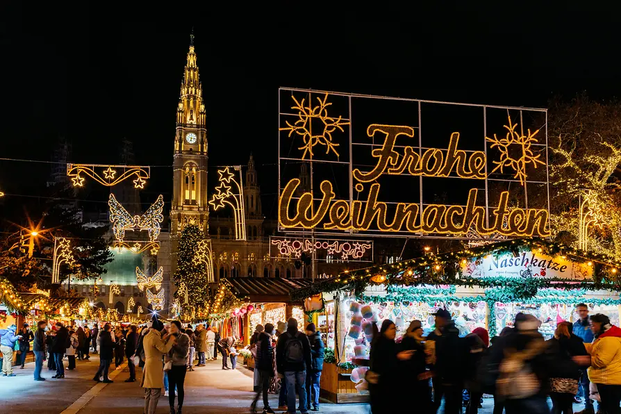 Marché de Noël, Rathausplatz