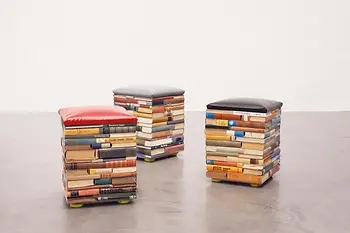 Gabarage Upcycling Design: Taburete para libros