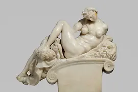 Skulptur von Giambologna nach Michelangelo, Notte (vor 1574)