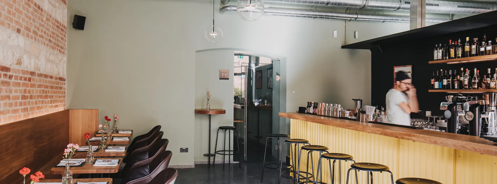 A restaurant interior