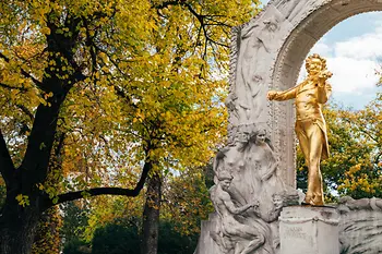 Monumentul Johann Strauss, parcul orașului