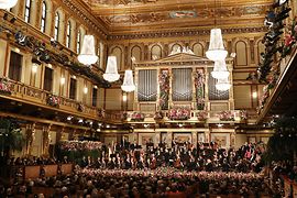 Neujahrskonzert der Wiener Philharmoniker 2022 im Goldenen Saal des Musikvereins