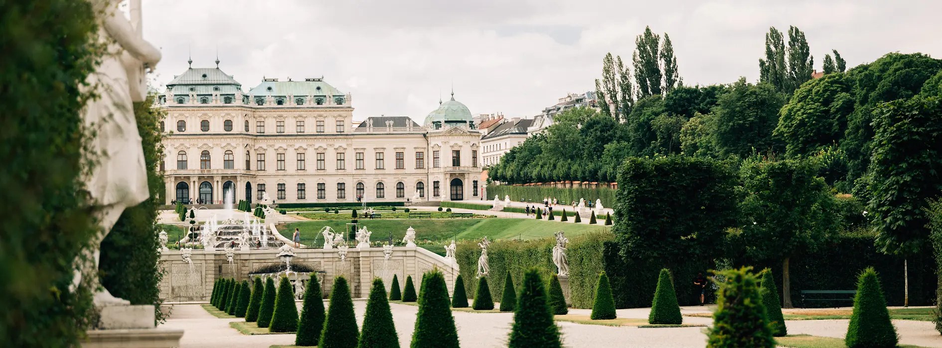 Blick aufs Obere Belvedere