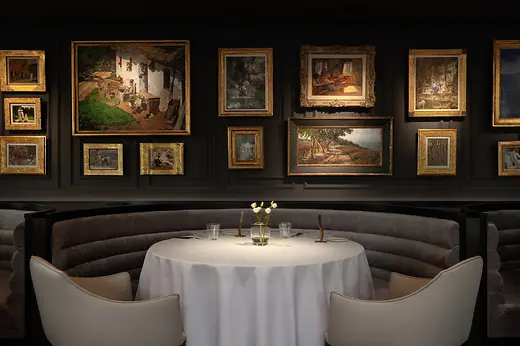Restaurant Glasswing im Hotel Amauris: interior shot