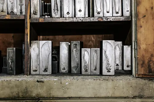Troqueles en una platería