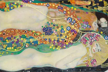 Gemälde von Gustav Klimt, Wasserschlangen II