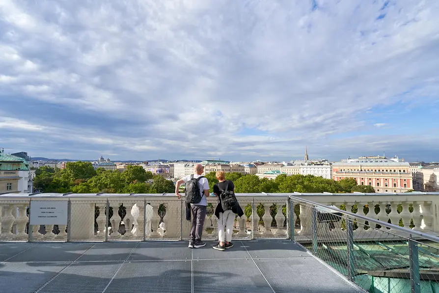 Karlskirche (Church of St. Charles) terrace