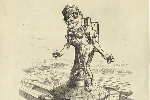 Karikatur „Das Defizit“