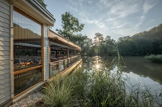 Restaurante Klee am Hanslteich, vistas al Hanslteich