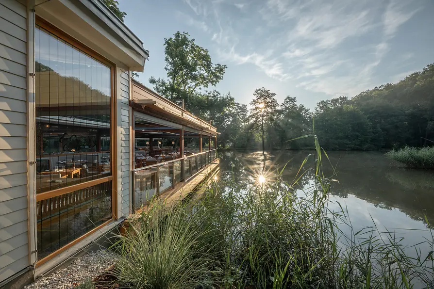 Restaurante Klee am Hanslteich, vistas al Hanslteich