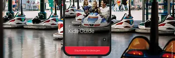 Werbesujet ivie Kids Guide - Familie fährt Autodrom