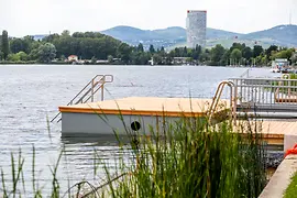 Jetty on the water