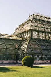 Palm House of Schönbrunn Palace in summer