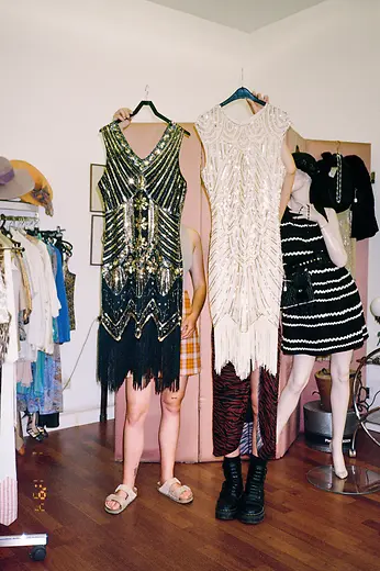 Innenansicht Second Hand Laden FLO Vintage
