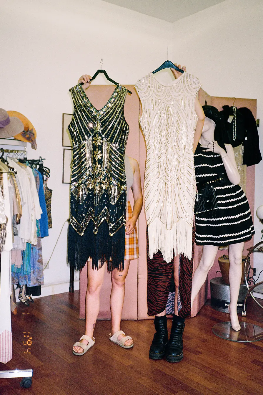 Innenansicht Second Hand Laden FLO Vintage