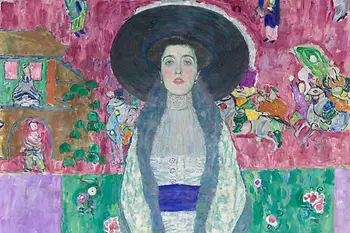 Ansicht von Gustav Klimts Gemälde Adele Bloch Bauer II