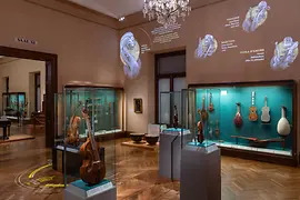 House of Habsburg tour, tour view, Collection of Historic Musical Instruments