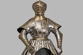 KHM, children's pleated coat armor, Charles V.