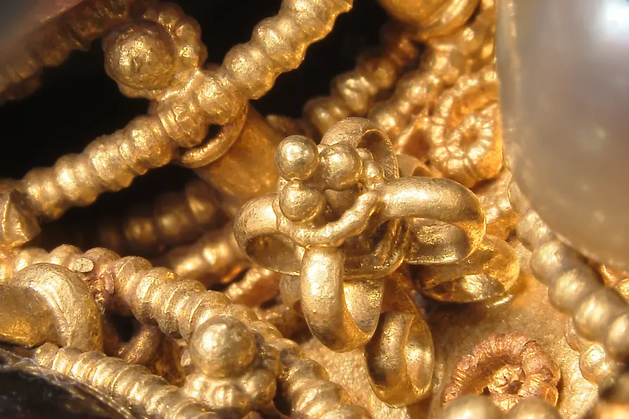 Krone des Heiligen Römischen Reiches, KHM, Detail
