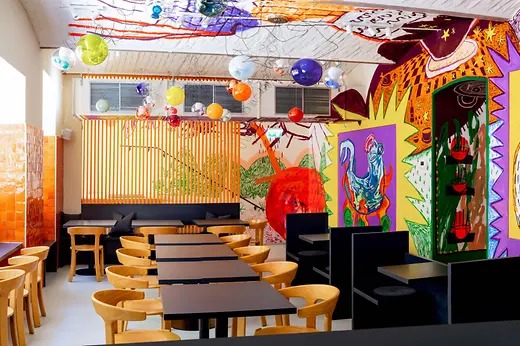 レストラン「Maka Ramen」、店内
