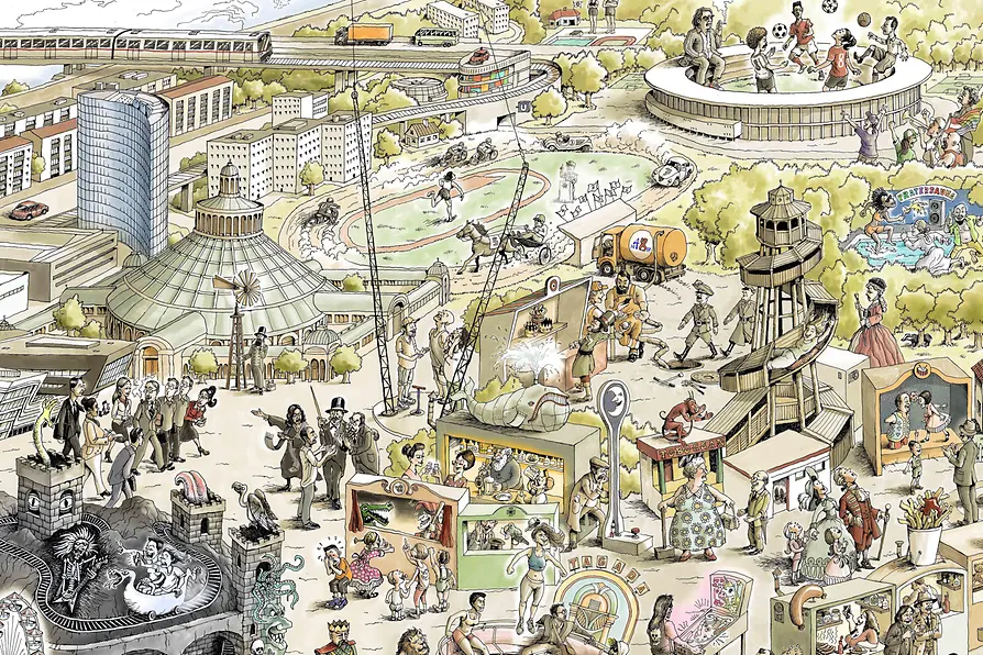 Prater Museum, hidden object picture