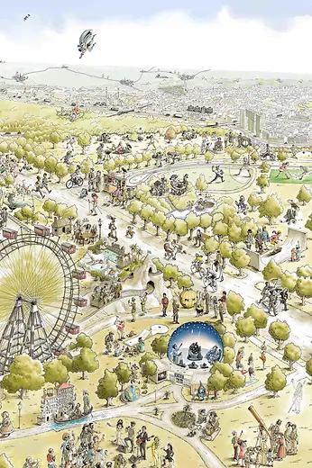 Prater Museum, hidden object picture