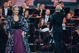 Concierto de una Noche de Verano de la Orquesta Filarmónica de Viena 2023, Elina Garanca
