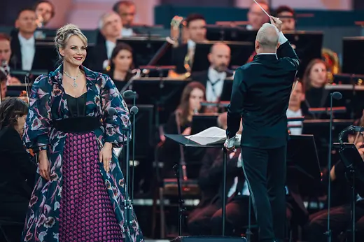 Elina Garanca beim Sommernachtskonzert Schönbrunn 2023