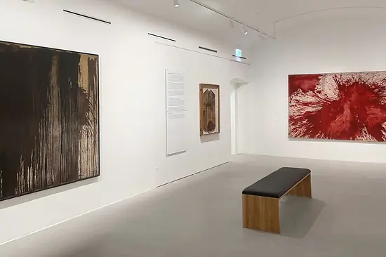 Wiener Aktionismus Museum neu, Ausstellungsansicht