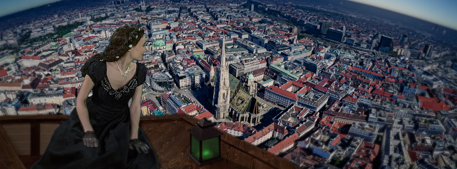 Sujet Sisi flies over St. Stephen's Cathedral