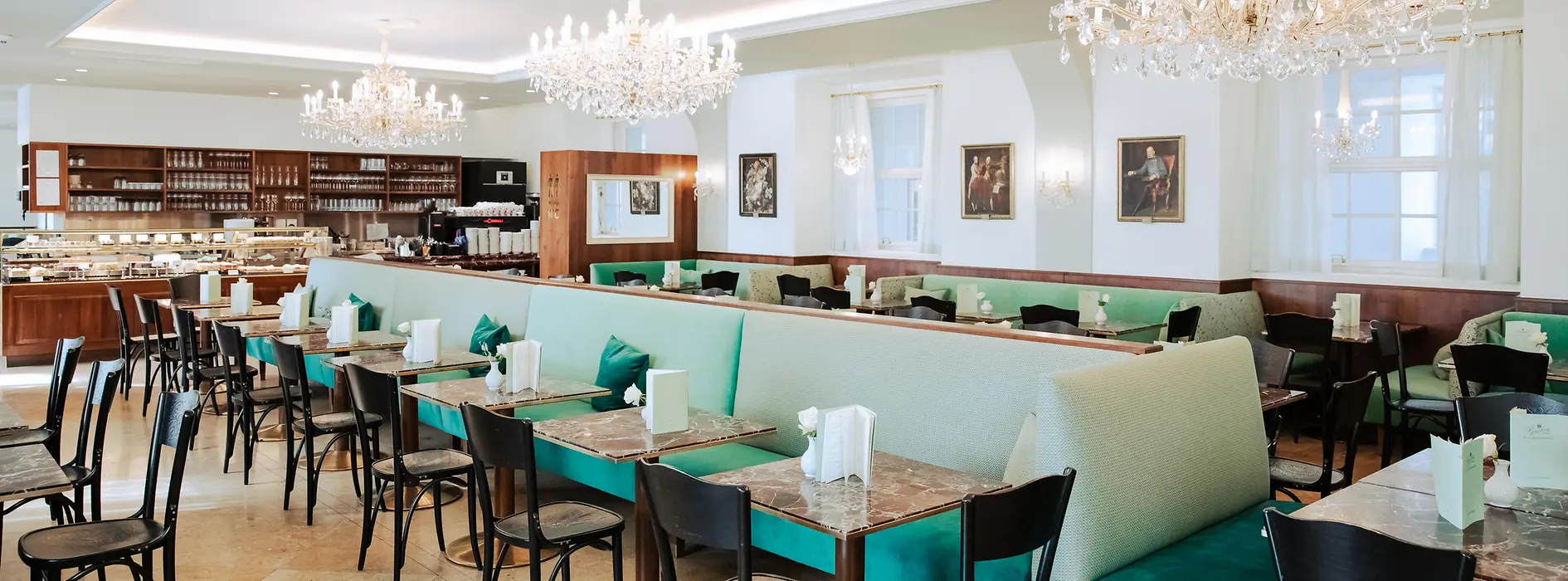 Gerstner, Café Pavillon, Schönbrunn Palace Park, interior view