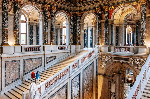 ウィーン美術史博物館、階段ホール