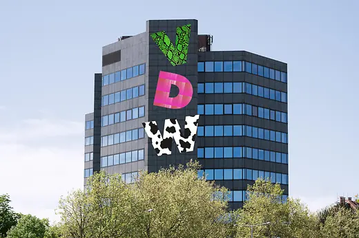 Immeuble de grande hauteur à Vienne, siège du festival « Vienna Design Week »