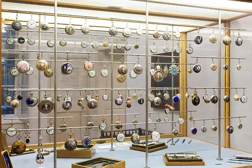 Museo del reloj, relojes de bolsillo históricos