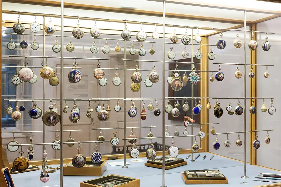 Museo del reloj, relojes de bolsillo históricos