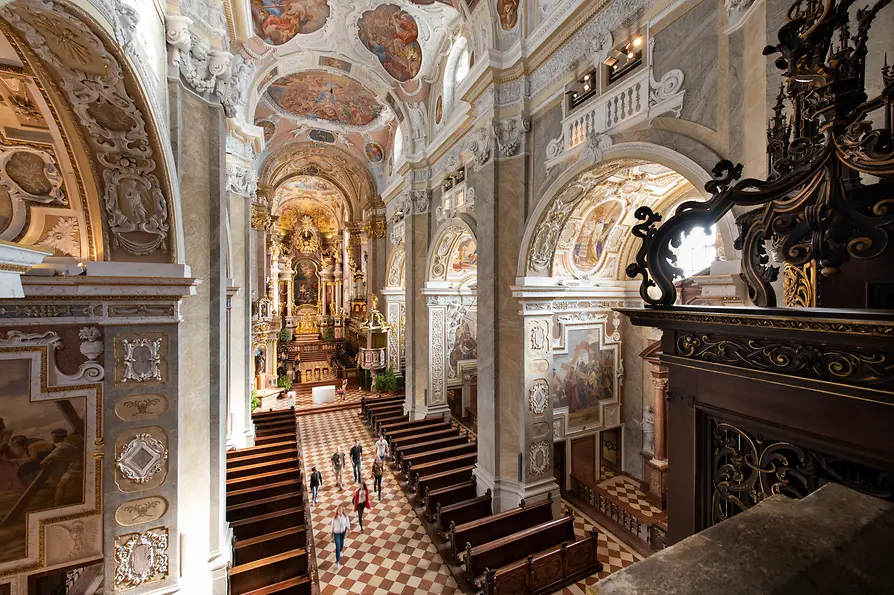 Interior view of Klosterneuburg collegiate church