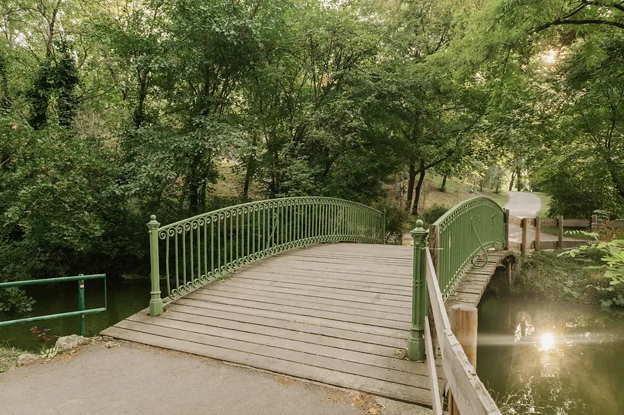 Wiens älteste Brücke im grünen Prater