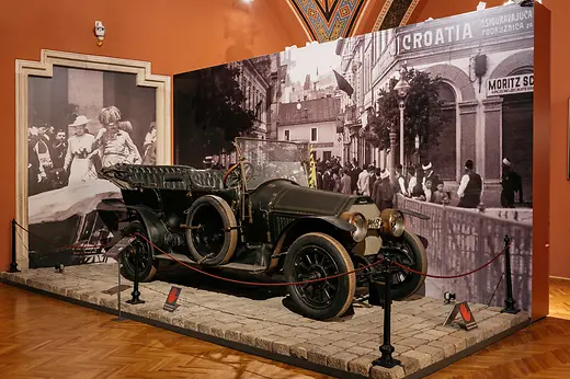 Museo di Storia Militare, veicolo in cui l'erede al trono Francesco Ferdinando fu assassinato a Sarajevo