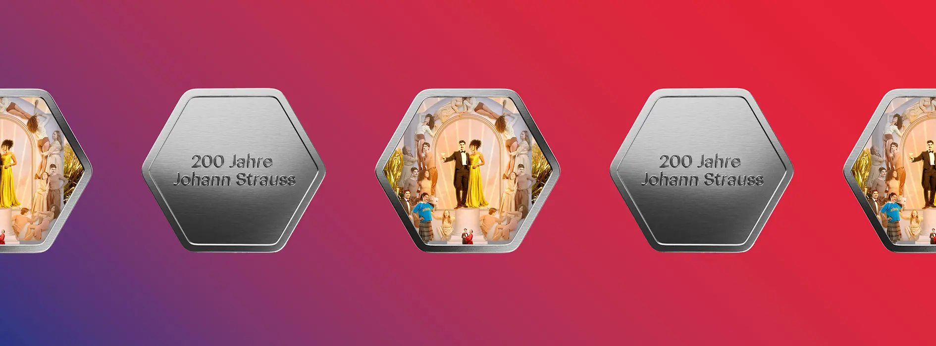 Strauss Sujet mit Text: 200 Jahre Johann Strauss