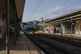 City railway station by Otto Wagner