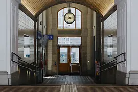 city railway station by Otto Wagner